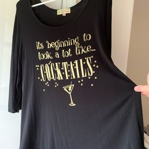 Holiday Fun Shirt - It’s Beginning To Look Like Cocktails 🥂⭐️🥂